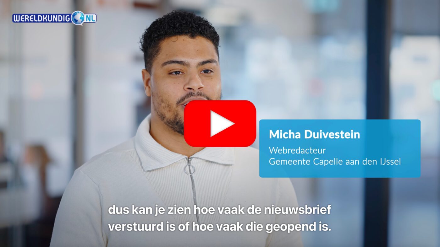 Medewerker van de gemeente Capelle aan den IJssel plus link naar video